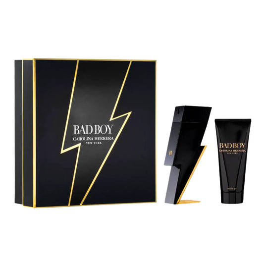 SET CAROLINA HERRERA BAD BOY EDT 100ML, SHOWER GEL 100ML (H)