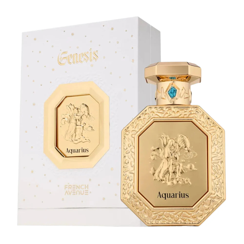 FRAGRANCE WORLD FRENCH AVENUE GENESIS AQUARIUS EDP 90ML (H) (DUPE ORTO PARISI MEGAMARE EDP)