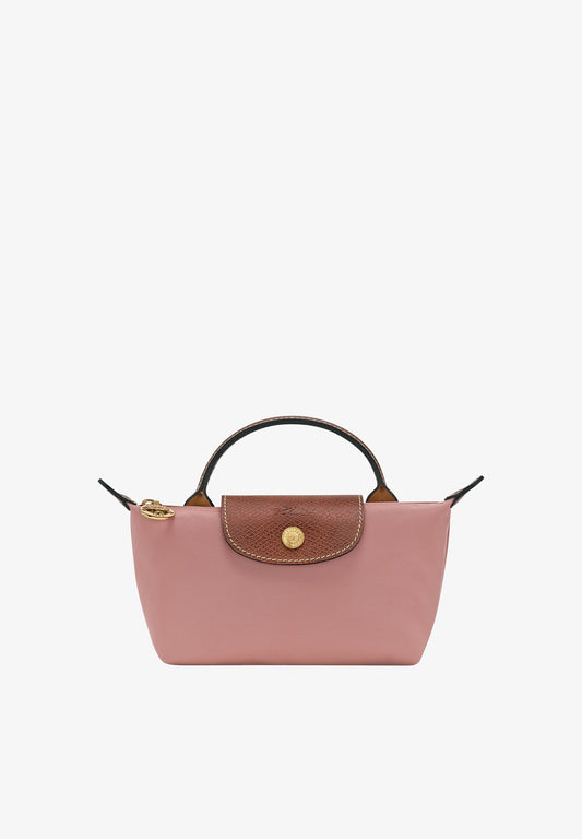 Cartera Longchamp Le Pliage Pequeño Talla XS Té Rosa