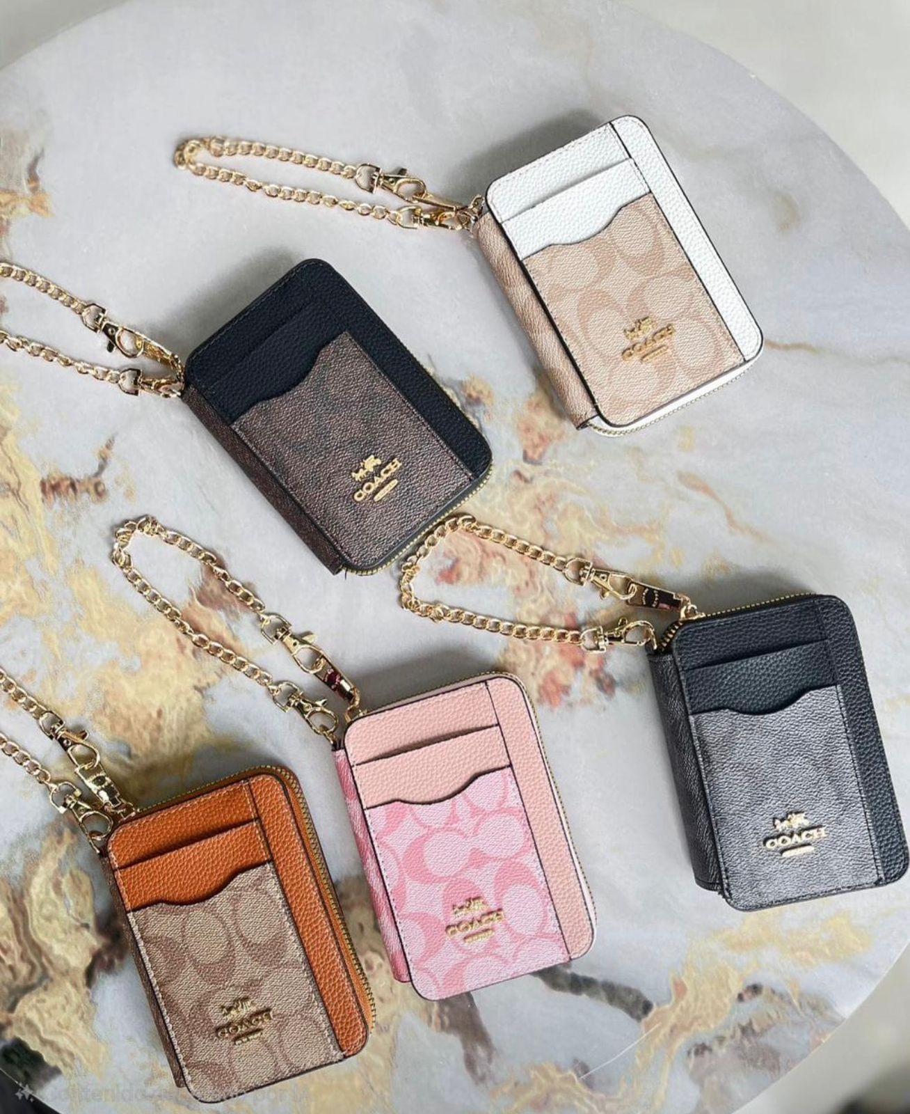 Zip Card Tarjetero Coach Café