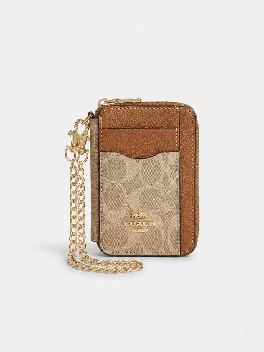 Zip Card Tarjetero Coach Café