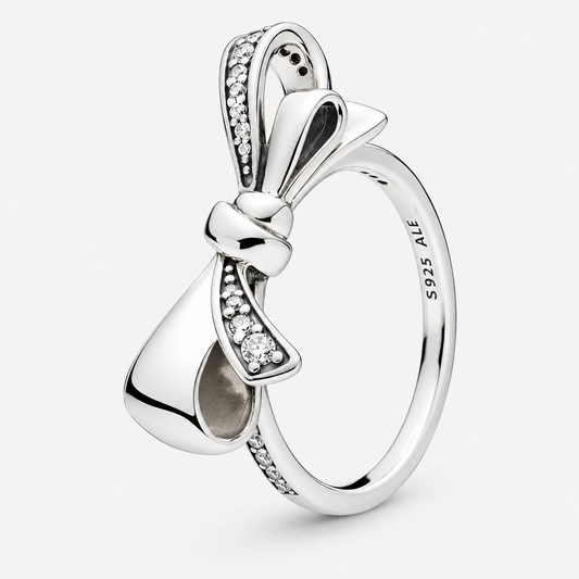 Anillo Pandora Moño Brillante