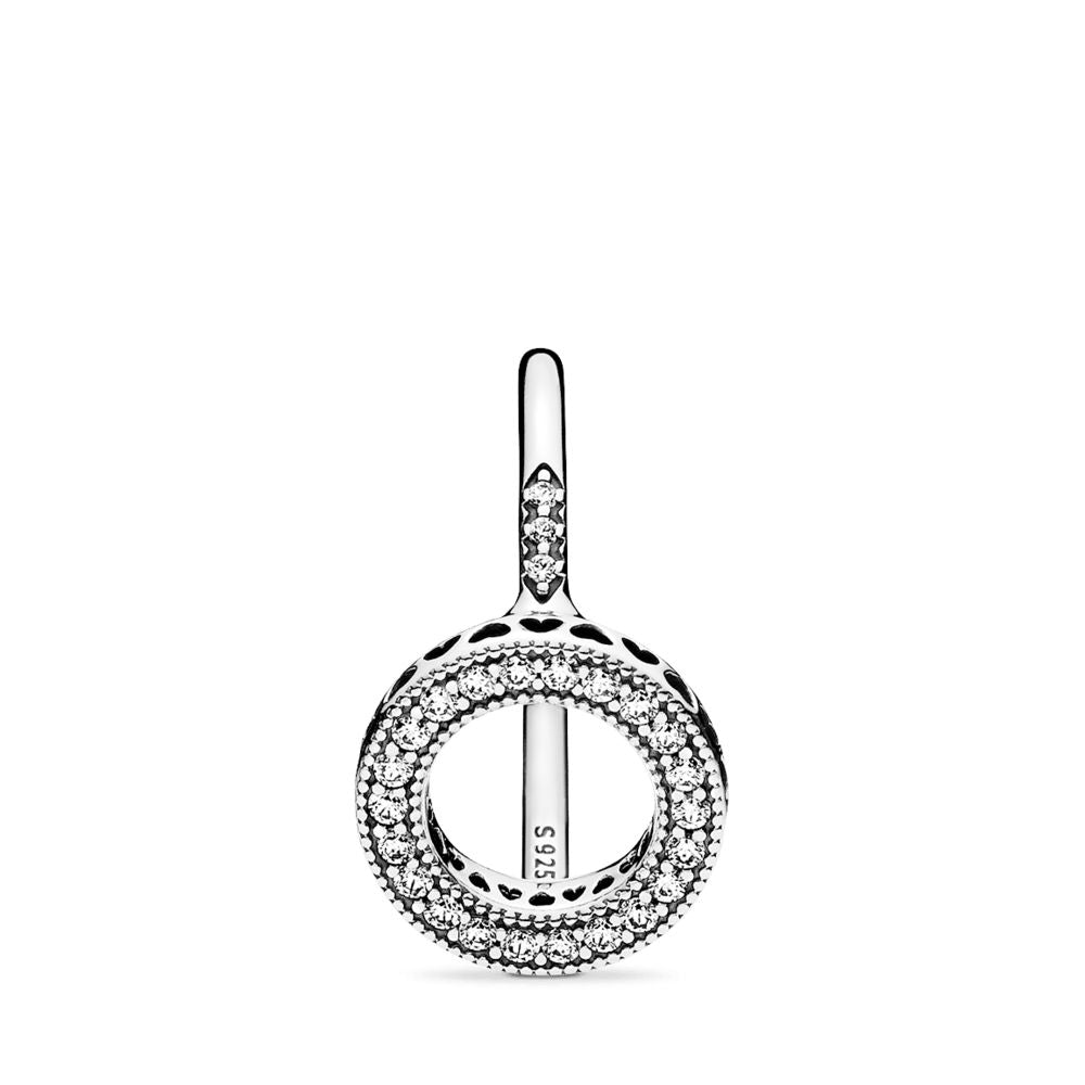 Anillo Pandora Circular Halo Brillante