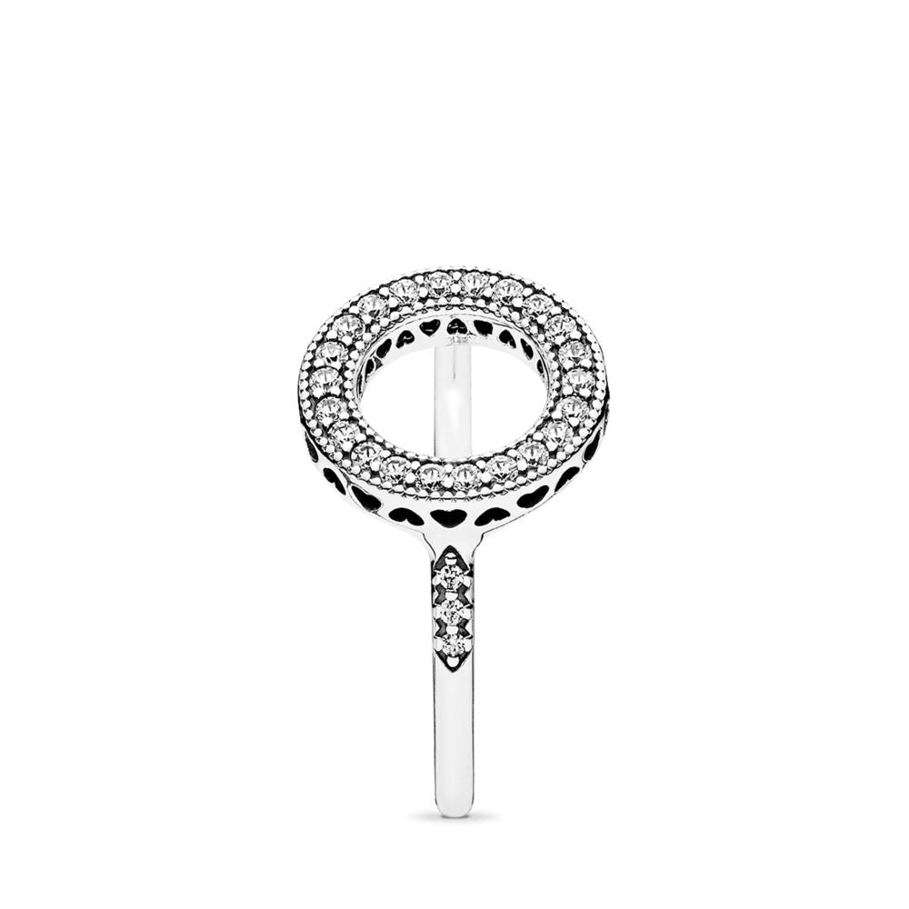 Anillo Pandora Circular Halo Brillante
