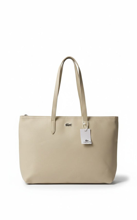 Cartera Lacoste Grande Color Beige + Bolsa de mano