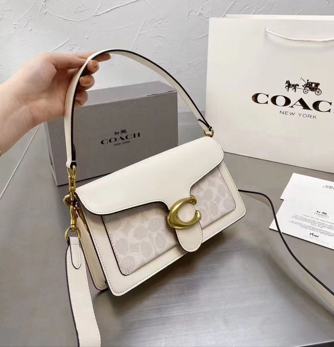 Cartera Coach Tabby 26 Blanca