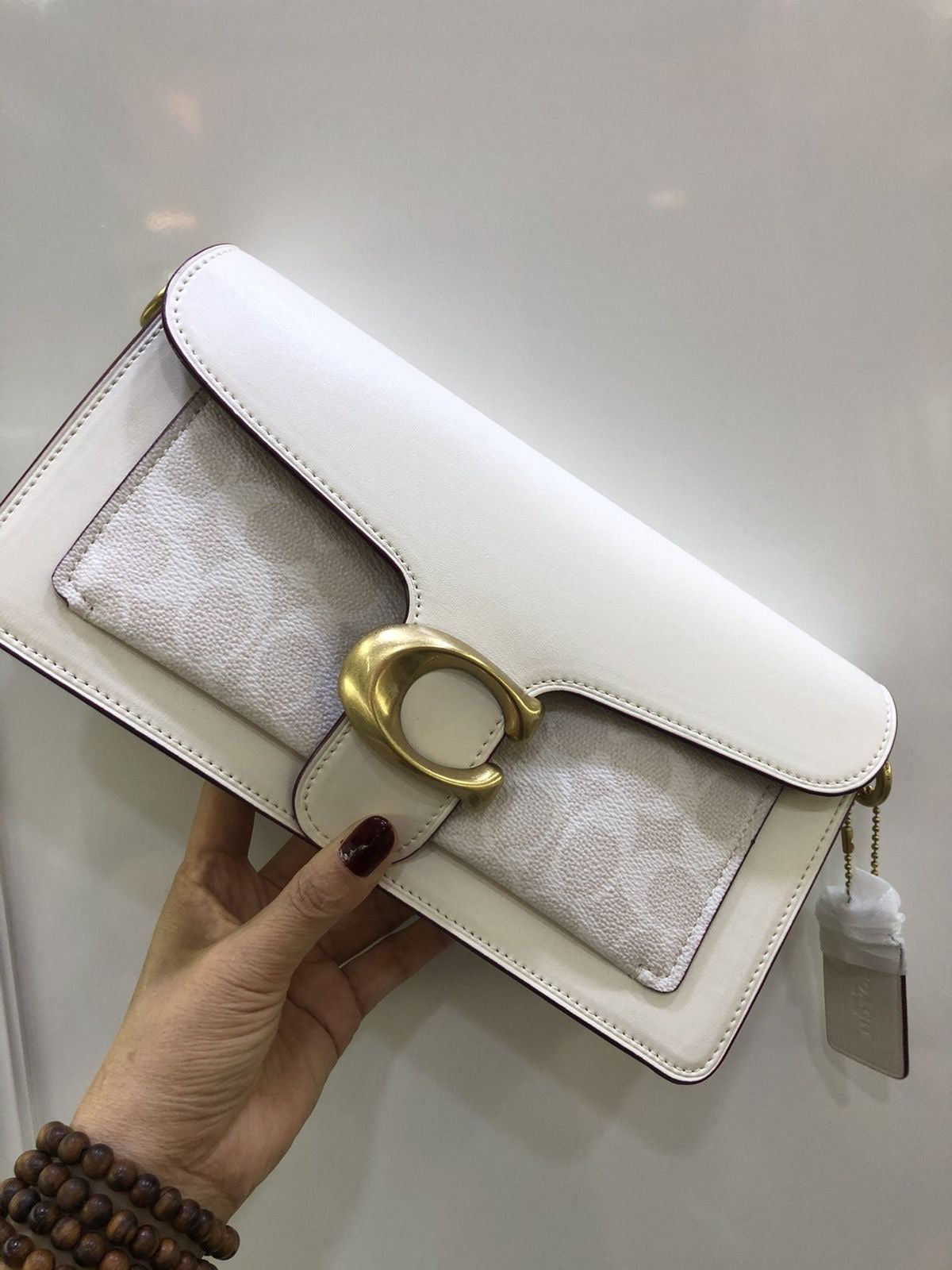 Cartera Coach Tabby 26 Blanca
