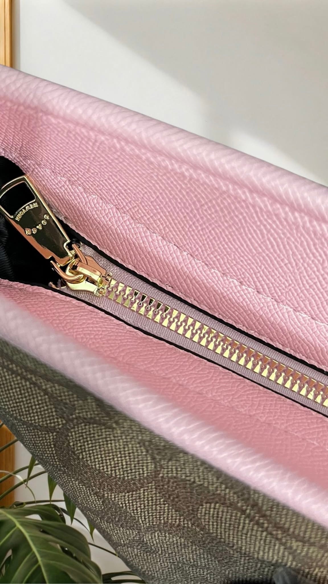 Cartera Coach Classic City Tote Bag L Rosa Y Marrón