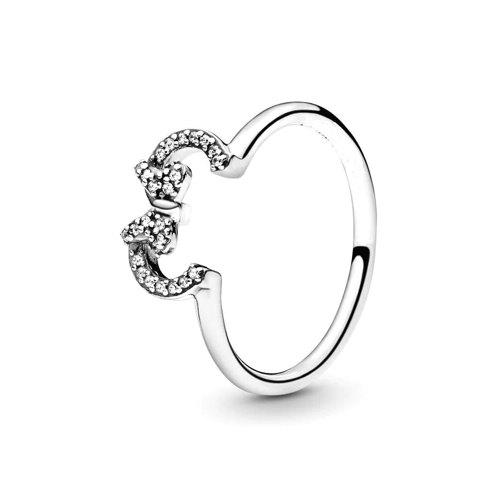 Anillo Pandora silueta de orejas de Minnie Mouse