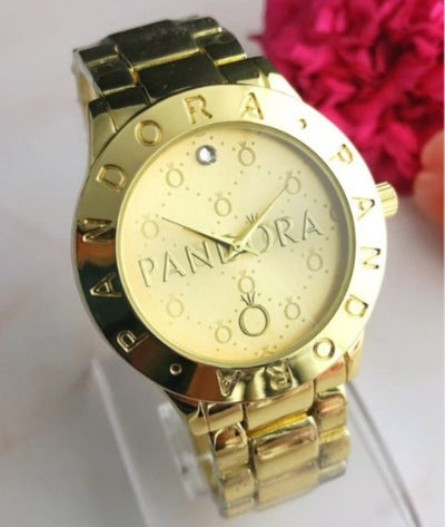 Reloj Pandora clasico dorado