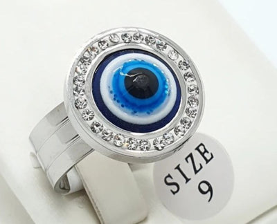 Anillo ojo turco acero